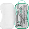 Готовальня "School Kit", 11 предметов, футляр, мятный - 7