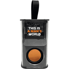 Колонка "This is a man’s world", пластик, 5 Вт, Type-C, Bluetooth, черный      