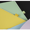 Блокнот "Doodle green paper", А5, 96 листов, розовый, срез зеленый - 9