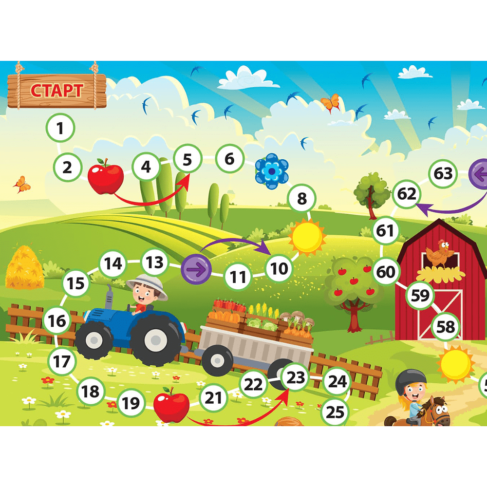 Игра настольная "Лето в деревне" - 4