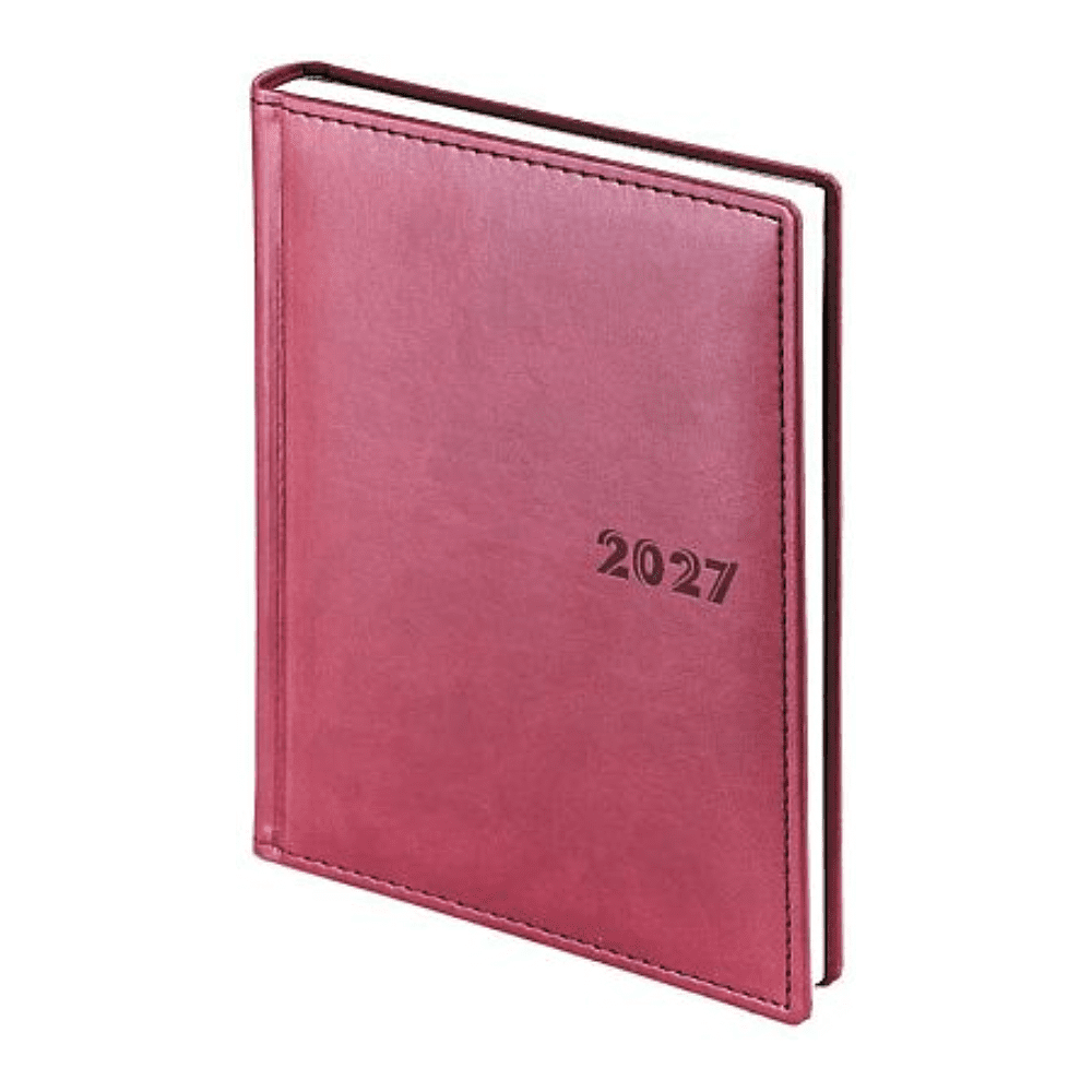 Ежедневник датированный "Velvet 27", A5, 336 стр, бордовый 2027