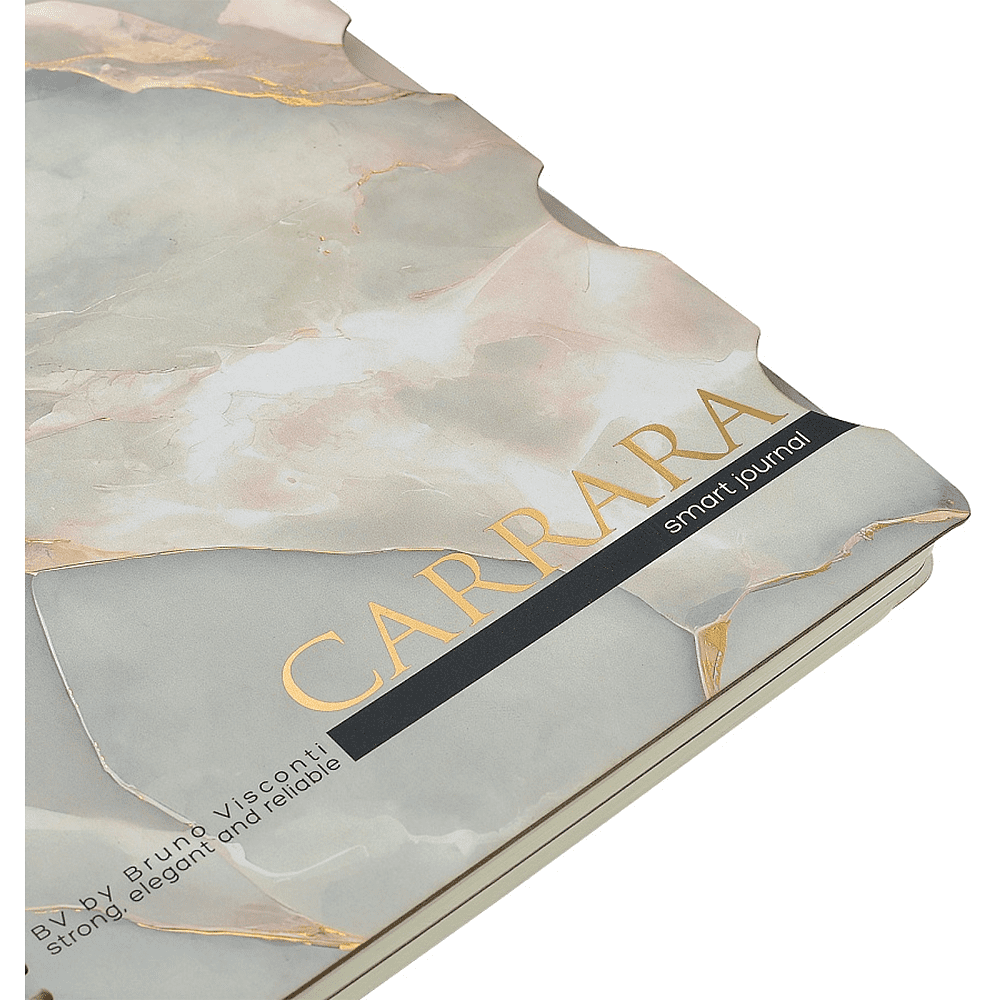 Книга записная "Carrarra", В5, 120 листов, клетка, линейка, точка, белый - 5