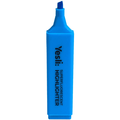 Маркер текстовый "Yesli:", голубой - 5