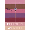 Футболка оверсайз унисекс "Believe in yourself", Бажин, M-L, розовый - 2