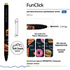Ручка шариковая автоматическая "FunClick. Food in black", 0,7 мм, ассорти, стерж. синий - 3