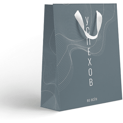 Пакет бумажный подарочный "Country M", 18х22.7х10 см, ассорти - 4