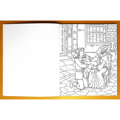 Раскраска на английском языке "Colouring Book. The Official Dune" - 4