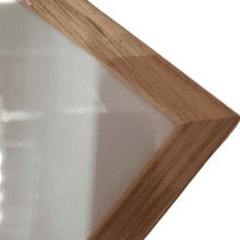 Фоторамка "111-2110", 21х29.7 см, дерево со стеклом, светло-коричневый