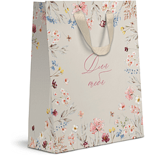 Пакет бумажный подарочный "Italy Garden MT", 18х22.7х10 см, ассорти