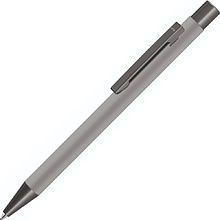 Ручка шариковая автоматическая "Ellipse Gum", 1.0 мм, серый, стерж. синий