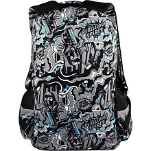 Рюкзак молодежный Феникс+ "Бунтарский Дух" с уплотненной спинкой, серый