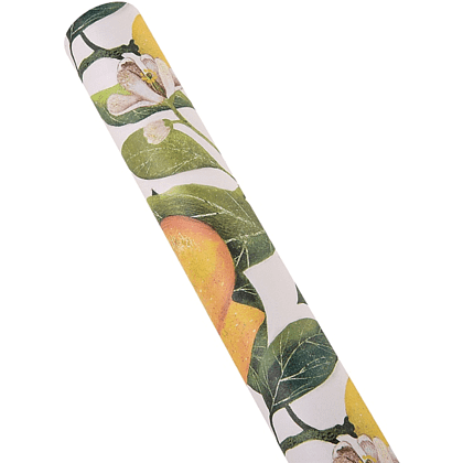 Бумага декоративная в рулоне "Flora. Lemons", 1 x 0,7 м - 3