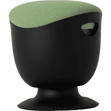 Стул для активного сиденья "Tulip", пластик, черный, зеленый 