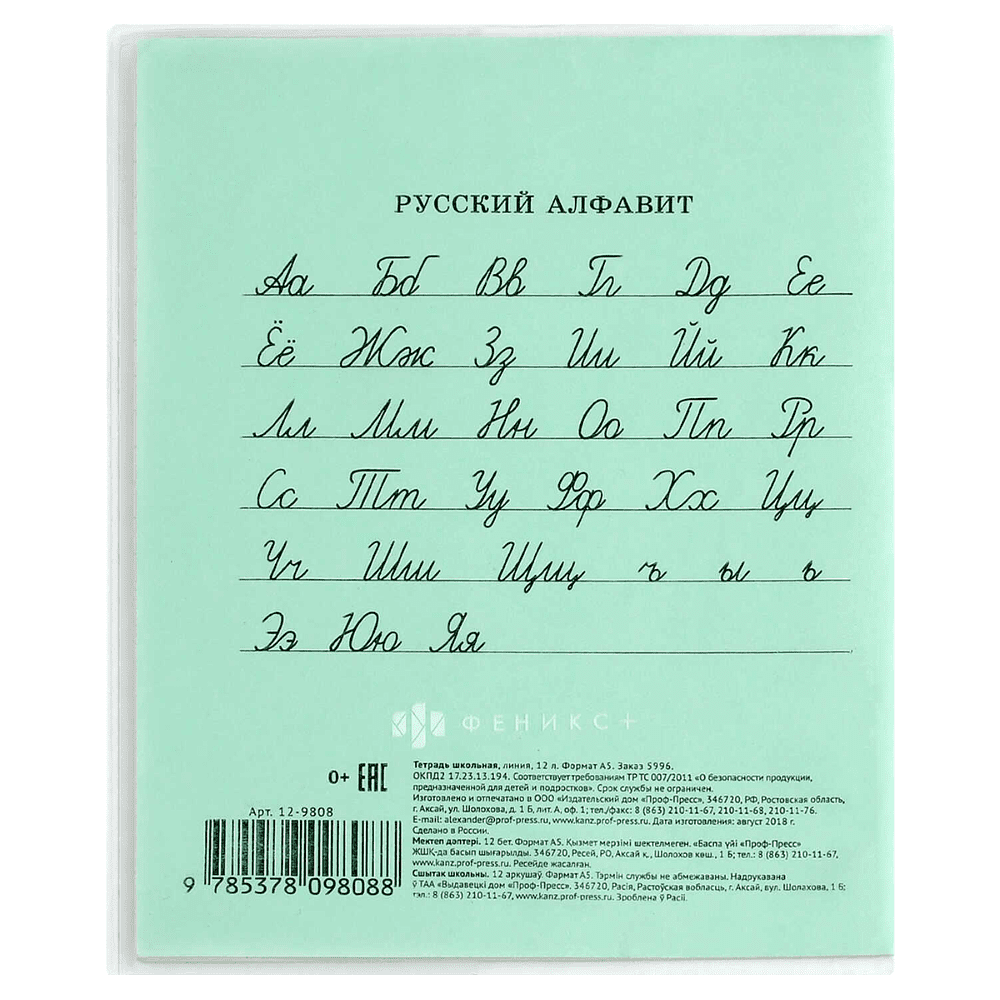 Обложка для тетрадей "Балерины", А5, 3 штуки - 12