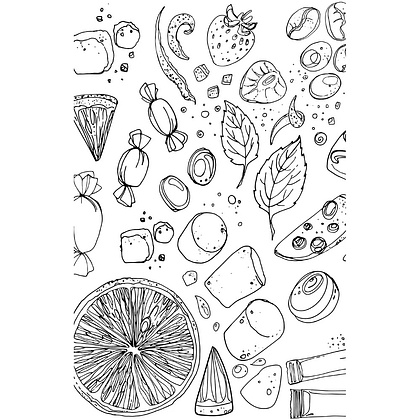 Раскраска "Вкус утра. Чай и кофе" - 11