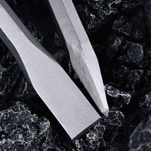 Зубило плоское для перфоратора, Deli YS EDH-YBZ20250-E1, 14 x 250 x 20 мм, SDS-PLUS