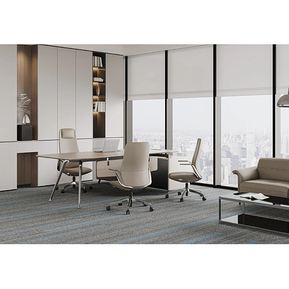 Кресло компьютерное SitZone CH-515A, кожа, алюминий, белый - 4