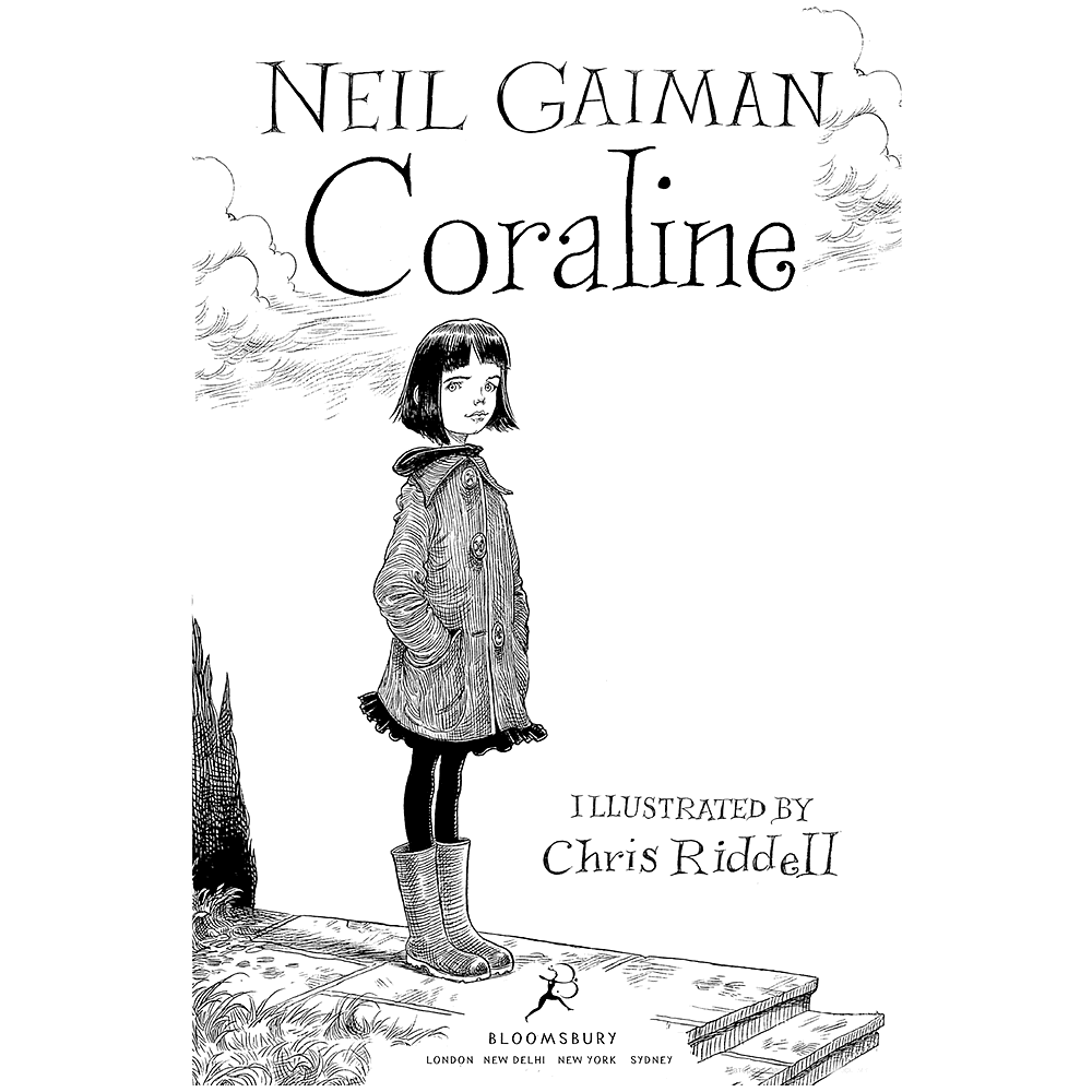 Книга на английском языке "Coraline", Neil Gaiman, Chris Riddell - 2