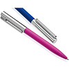Ручка шариковая автоматическая "UMA Bright Gum", 1.0 мм, синий, серебристый, стерж. синий - 2