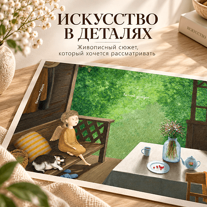 Постер "Летний дождик. Валентин Губарев", А3 - 2