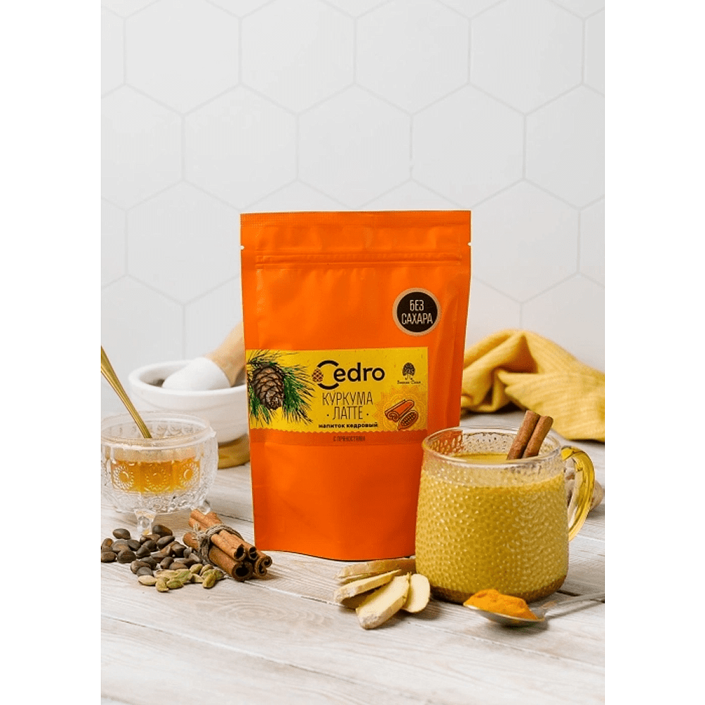 Напиток кедровый "Куркума-латте", 120 г - 4
