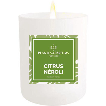 Свеча ароматическая PLANTES&PARFUMS "Citrus Neroli", 180 гр