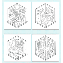Раскраска "Уютная раскраска. Мой милый дом"