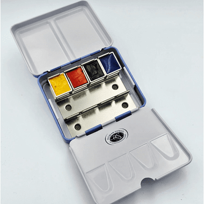 Краски акварельные "Aquarius. USK Symposium set", 4 цвета, кюветы - 3