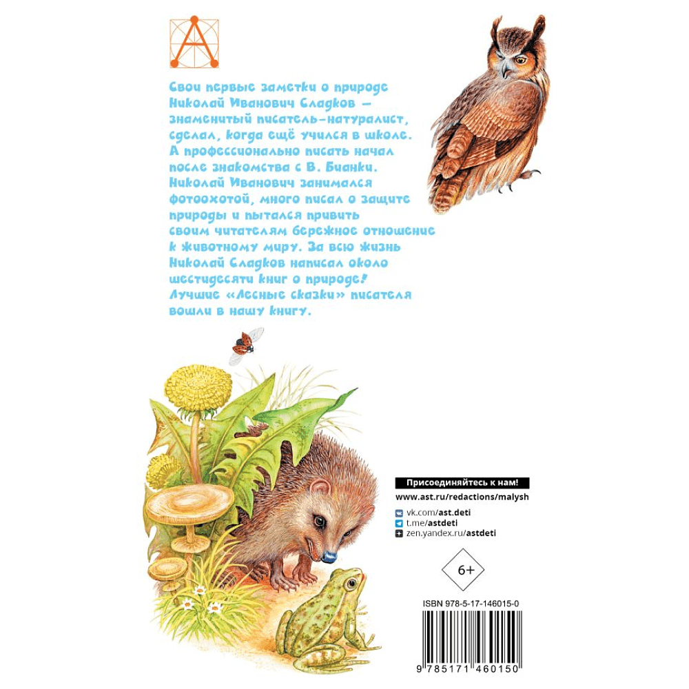 Книга "Детское чтение. Лесные сказки", Николай Сладков - 2