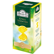Чай "Ahmad Tea" Citrus Sensation, 25 пакетиков x1.8 г, черный