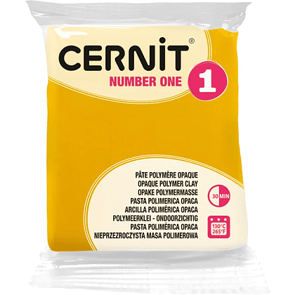Полимерная глина "Cernit № 1 (Number One)", 56 г, 700 желтый - 2