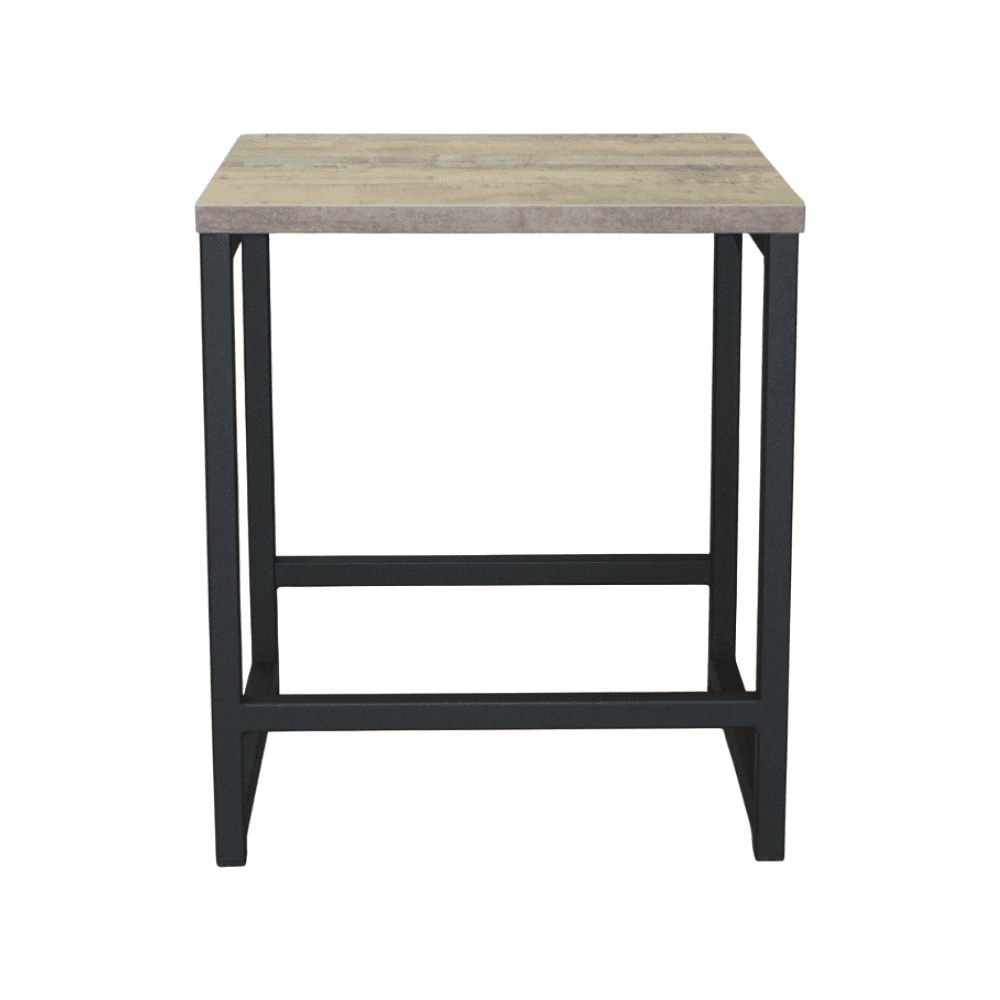 Табурет RION ALLERD, металл, ЛДСП, черный муар, Австралийское дерево - 2