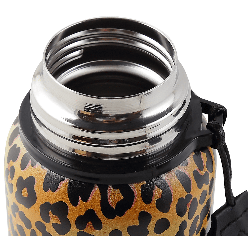 Термос "Леопард", 600 мл, желтый, черный - 4