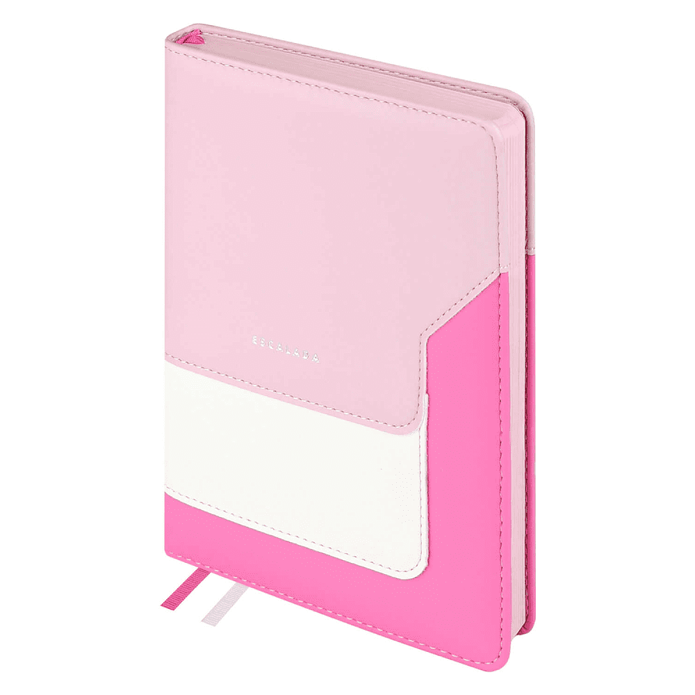 Ежедневник недатированный "Лайка", А5, 320 страниц, розовый - 2