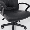 Компьютерное кресло "POLO", экокожа, пластик, черный - 6