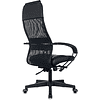 Компьютерное кресло "Бюрократ CH-NOVA LUX", сетка, экокожа, пластик, черный - 5