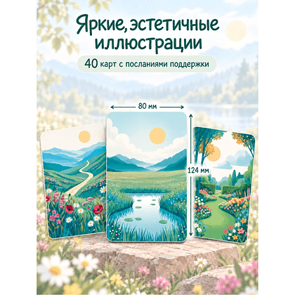 Карты "Не переживай - переживем. Слова поддержки, которые помогут в самые сложные дни. 40 метафорических карт" - 7