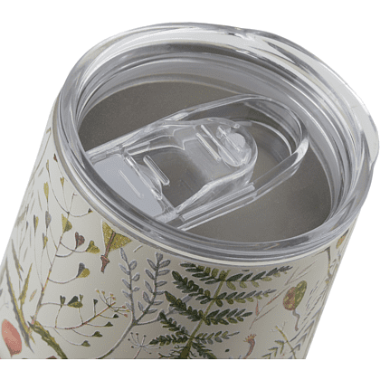 Кружка термическая "Flora. Луговые травы", металл, пластик, 360 мл, белый - 3