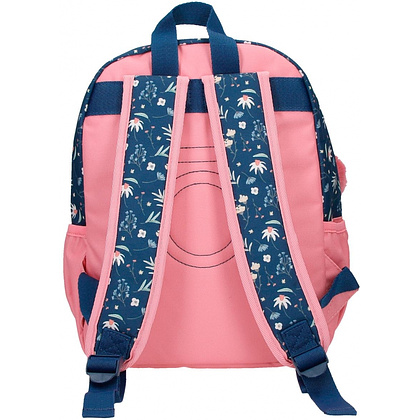 Рюкзак школьный "Ciao bella", M, 1 отделение, синий, розовый - 3