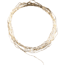 Гирлянда электрическая LED "Нить" с насадками "Роса", 10 м, белый