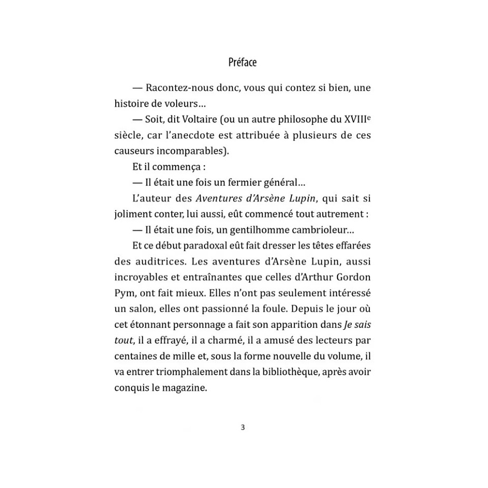 Книга на французском языке "Арсен Люпен - джентельмен-грабитель", Леблан М. - 3