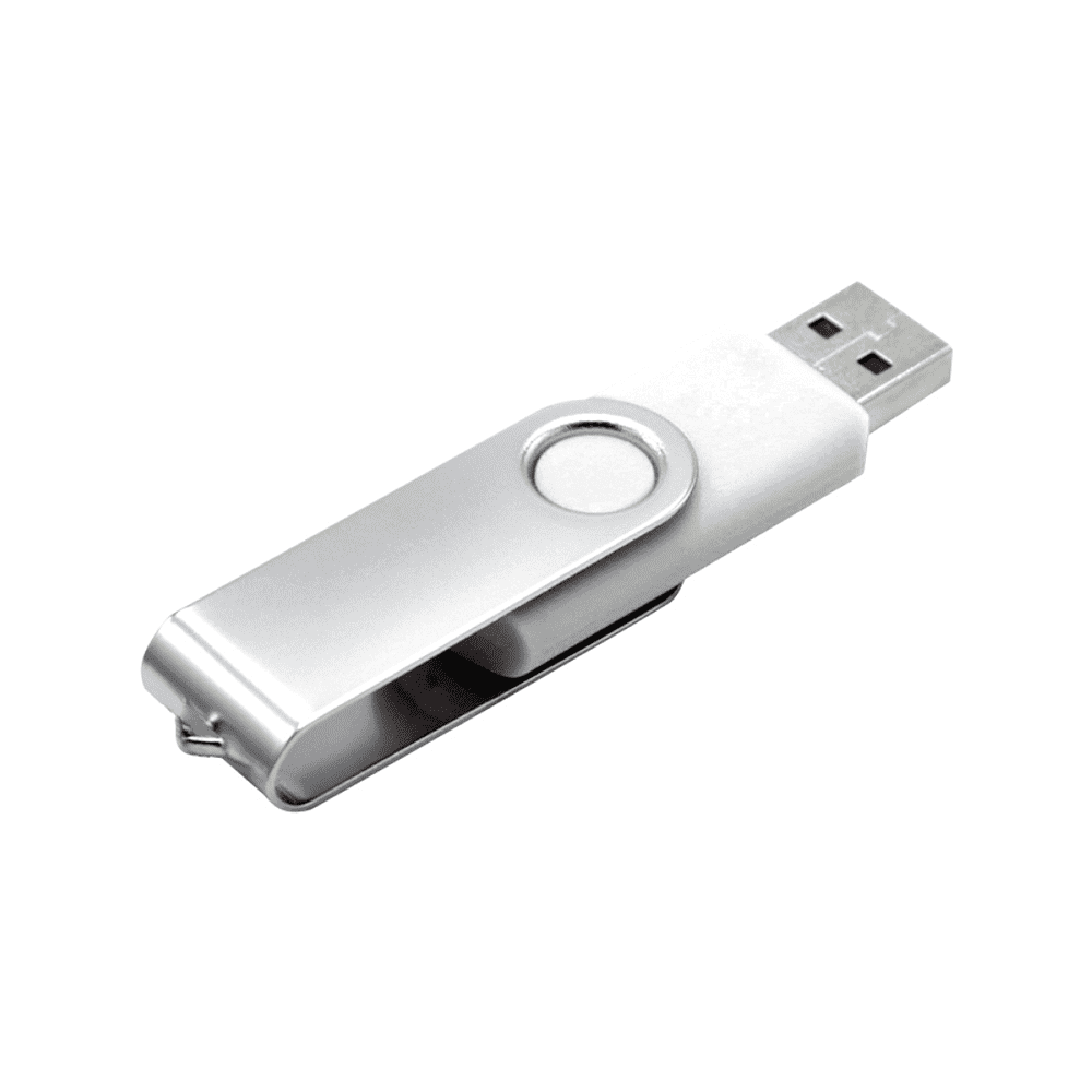 USB Flash 2.0 16 Gb VDF-008, пластик, метал, белый   - 2