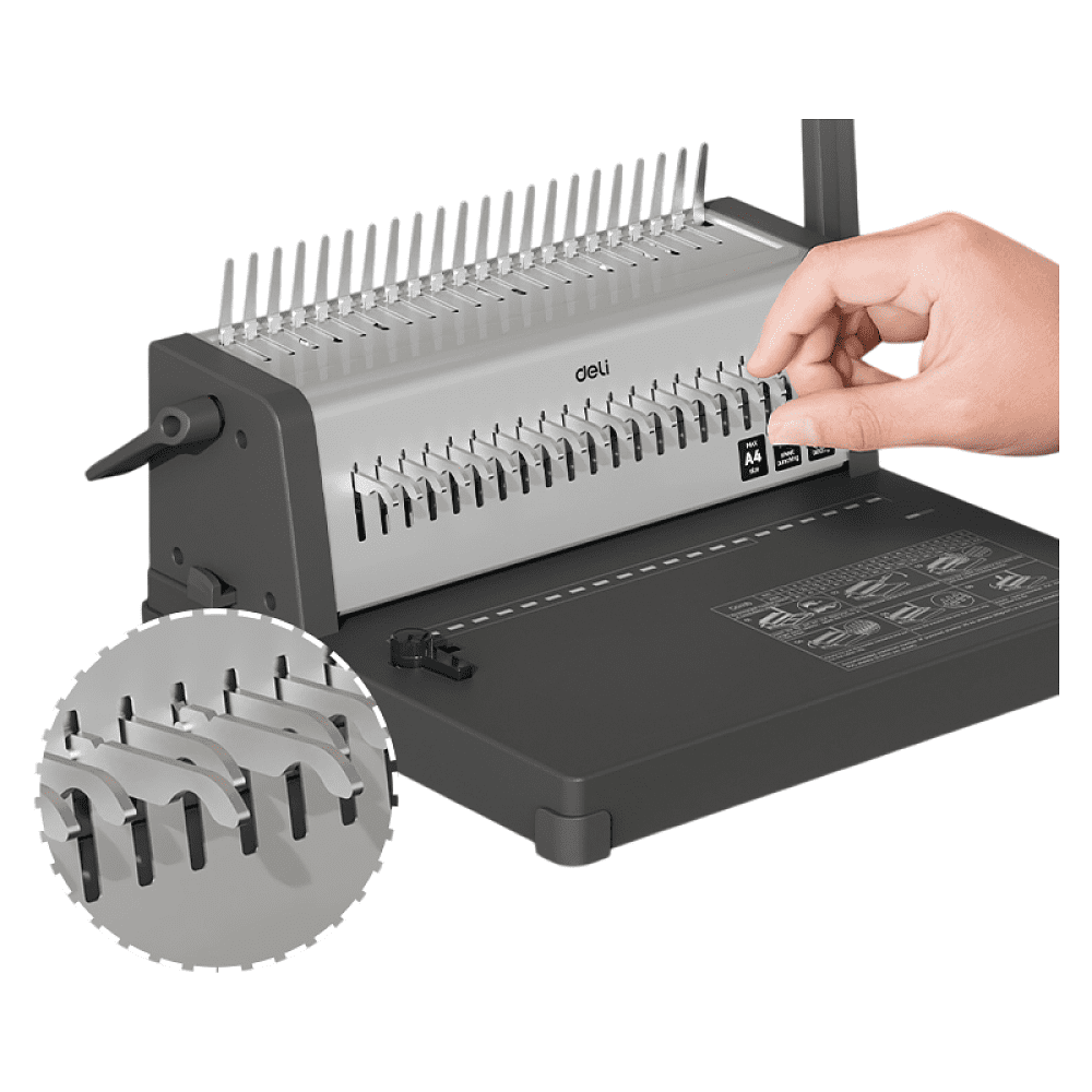 Перфобиндер Deli Plastic Binder "T314" - 3