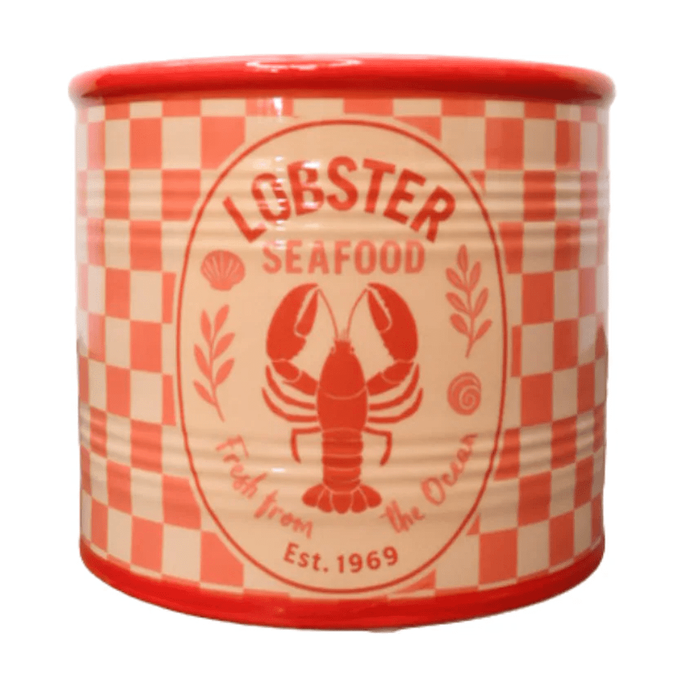 Кашпо "Lobster", доломит, красный - 2
