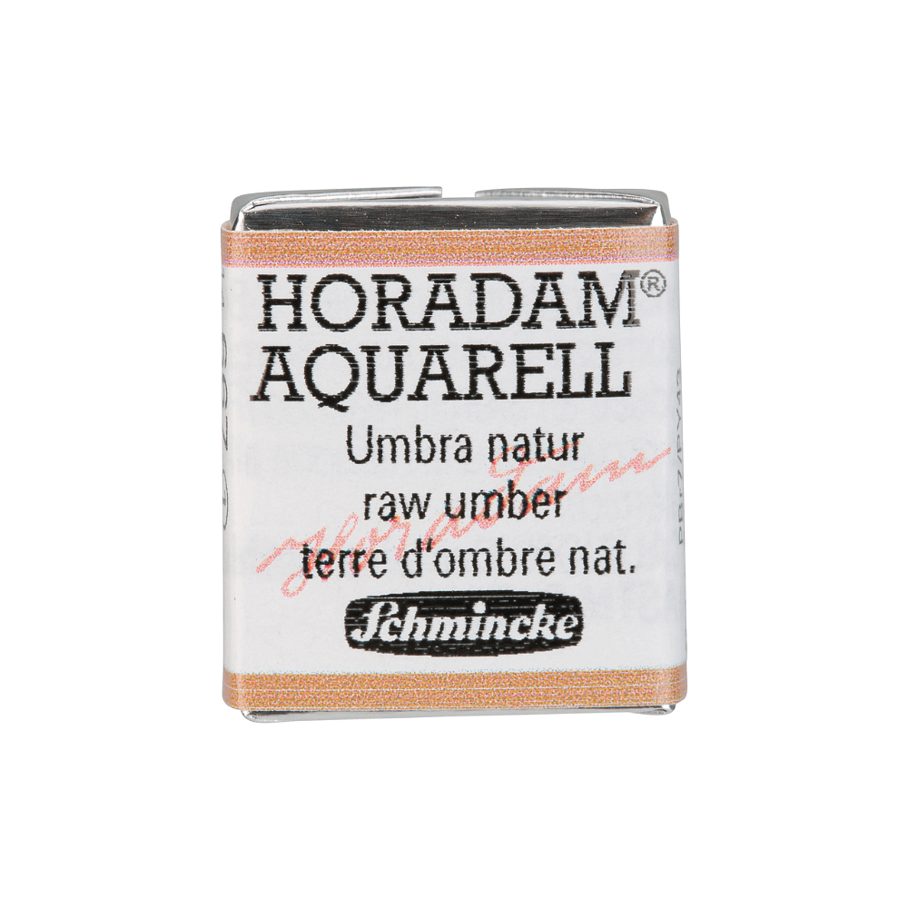 Краски акварельные "Schmincke Horadam", 667 умбра натуральная, полукювета