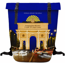 Рюкзак "L'arc de Mogilev", ролл-мини, текстиль, разноцветный