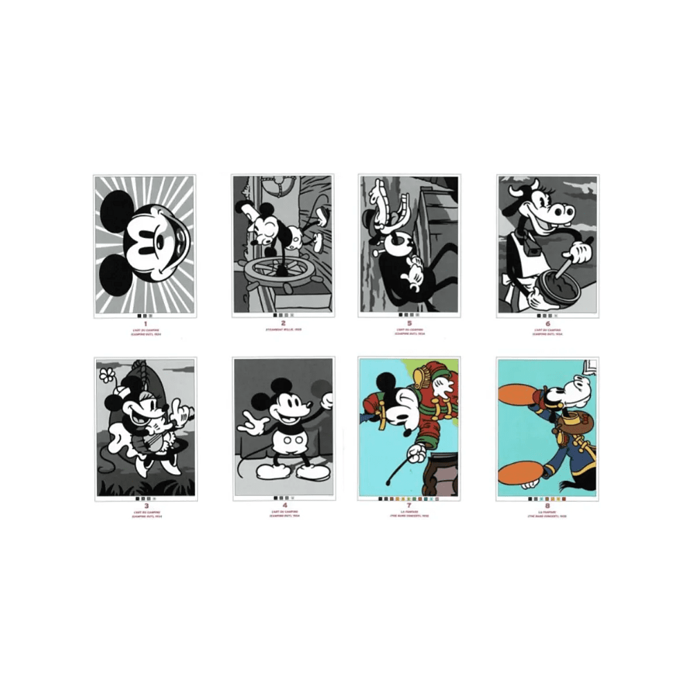 Раскраска по номерам на французском языке "Coloriages mystères Disney - Mickey, Donald & Co"  - 3