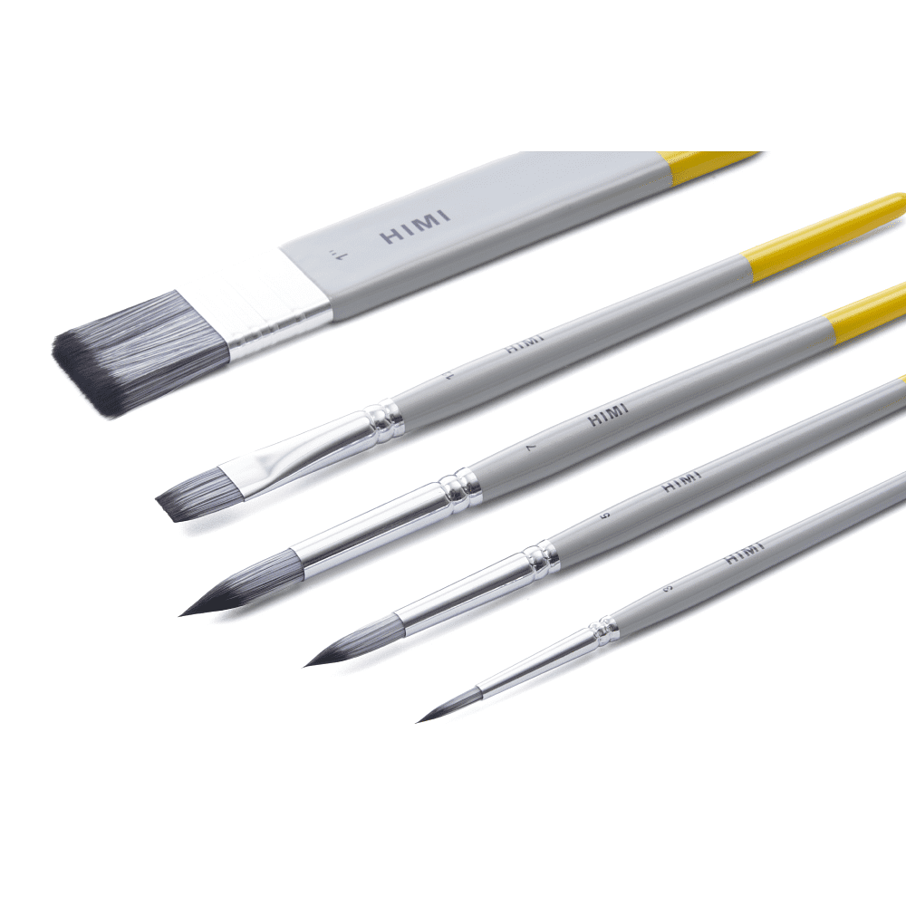 Набор кистей "Himi", 5 шт, синтетика - 4