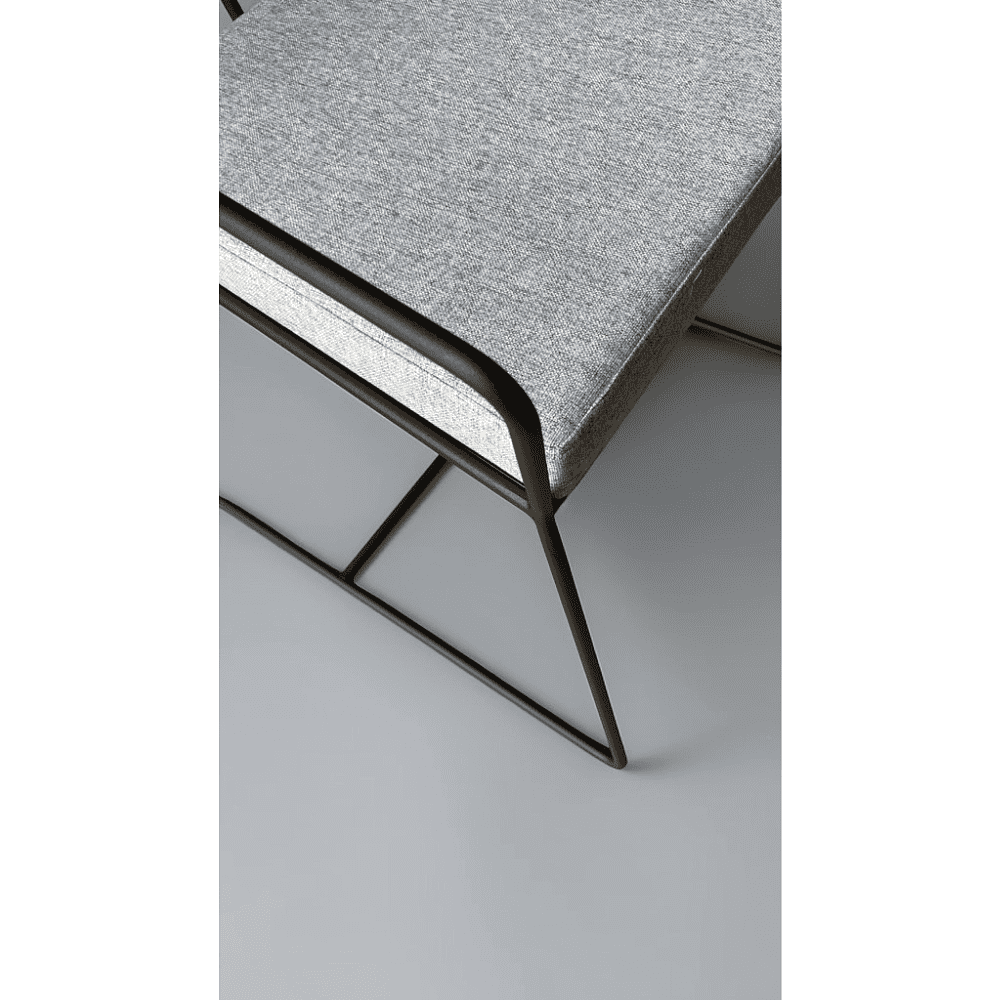 Кресло ALLERD MILORD, ткань, серебристый - 4