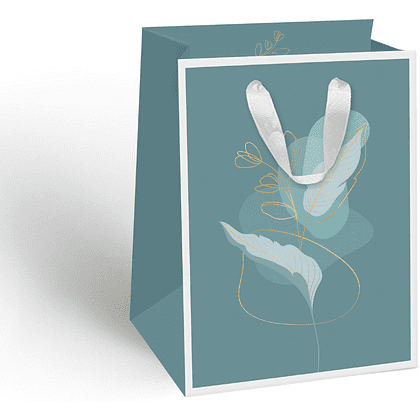 Пакет бумажный подарочный "Dune", 14х19х11 см, ассорти - 3